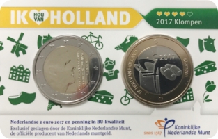 Holland Coincard 2017 met zilveren penning